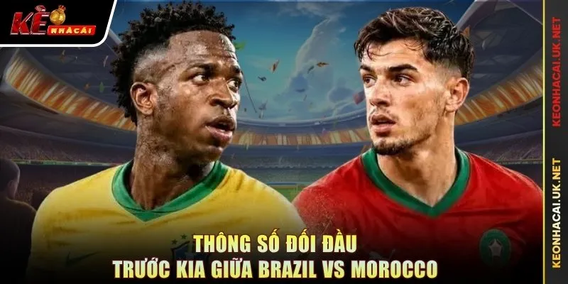 Thông số đối đầu trước kia giữa Brazil vs Morocco